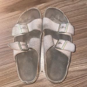 Birkenstocks worn often but still comfortable